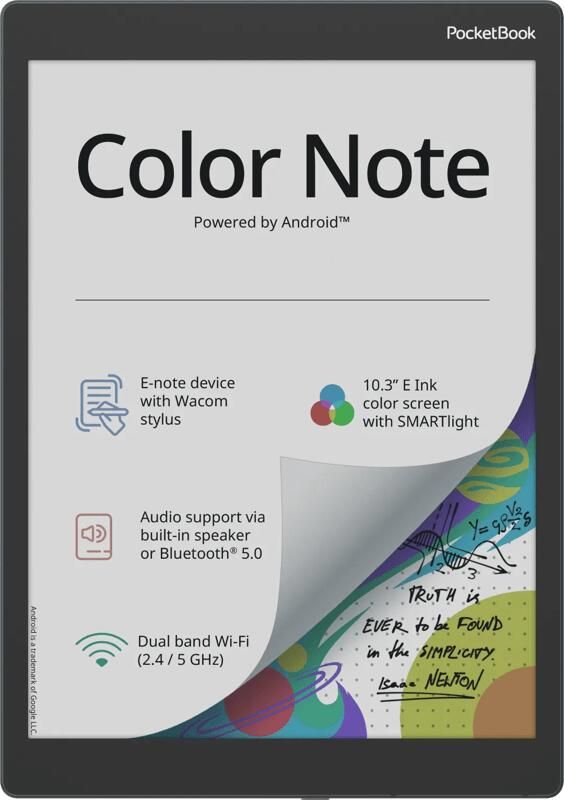 PocketBook Color Note Stormy Sea E-reader Zwart