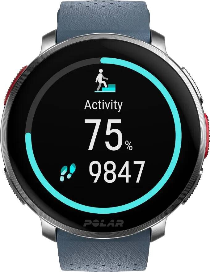 Polar Vantage V3 Zilver Blauw