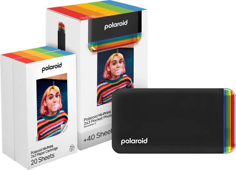 Polaroid Everything Box Hi-Print 2x3 Gen 2 Zwart