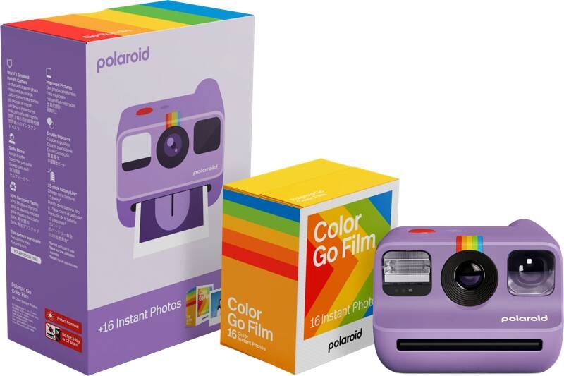 Polaroid Go 2 Paars + Color Film (16 stuks)