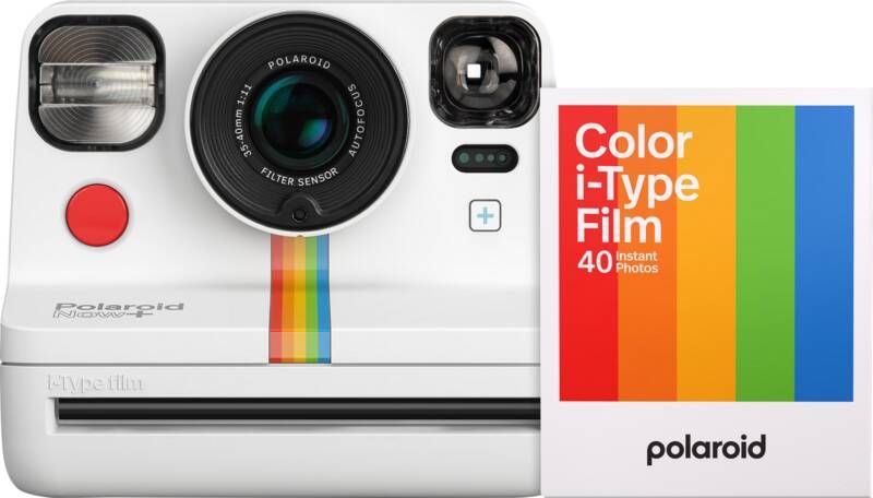 Polaroid Now+ Wit + Color Instant film for I-type (40 stuks)