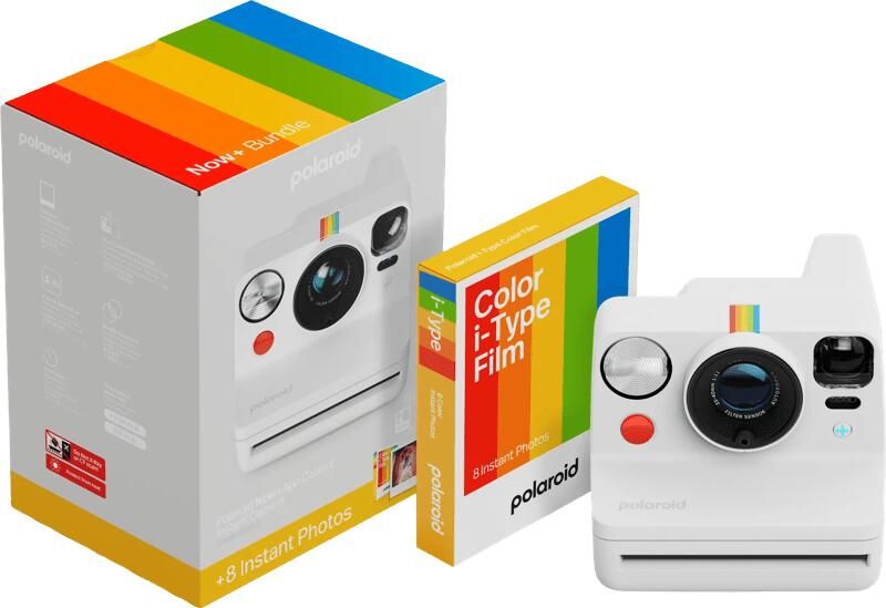 Polaroid Now+ 3 Wit + Color Film (8 stuks)