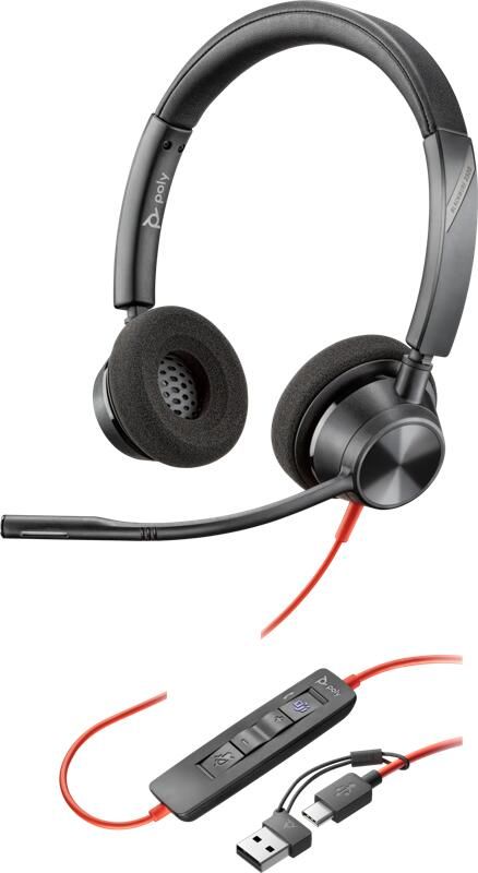 Poly Blackwire 3320 MS Bedrade Office Headset