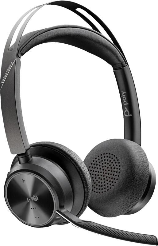 Poly Voyager Focus 2 MS Draadloze Office Headset + Oplaadstation