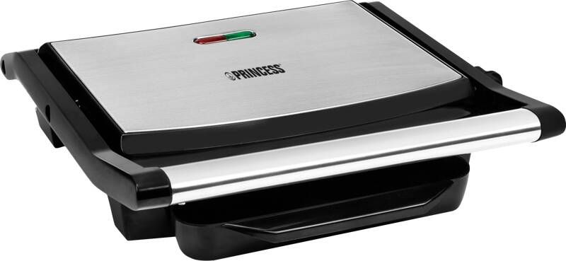 Princess Panini Grill 112415 – Contactgrill groot Tosti apparaat Beste Koop September 2023 Zwevend bovendeksel – Verticaal opbergbaar