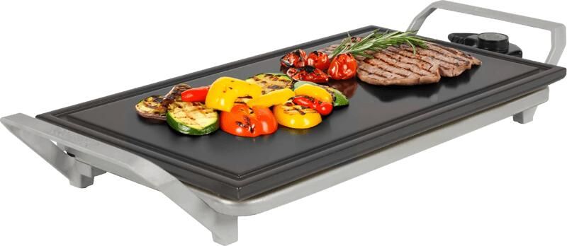 Princess 103150 Table Chef Premium Stone Grillplaat Bakplaat PFAS-vrij 46x26cm Gourmet 4 tot 6 personen 1500W Extra lang snoer