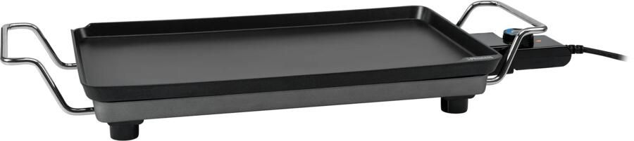 Princess Bakplaat Superiour 102240 – Grill & Bakplaat – Gourmet 46x26 cm Regelbare thermostaat Drielaagse Antiaanbaklaag Extra snel warm- 2 meter snoer