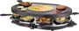 Princess Gourmetstel 162700 Raclette Oval Grill Party Speciaal crêpegedeelte 8 personen 43 x 30 cm 2 meter snoer 1200W Regelebare thermostaat 8 pannetjes - Thumbnail 1