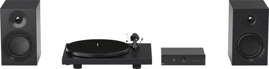 Pro-Ject Colourful Audio System E Zwart