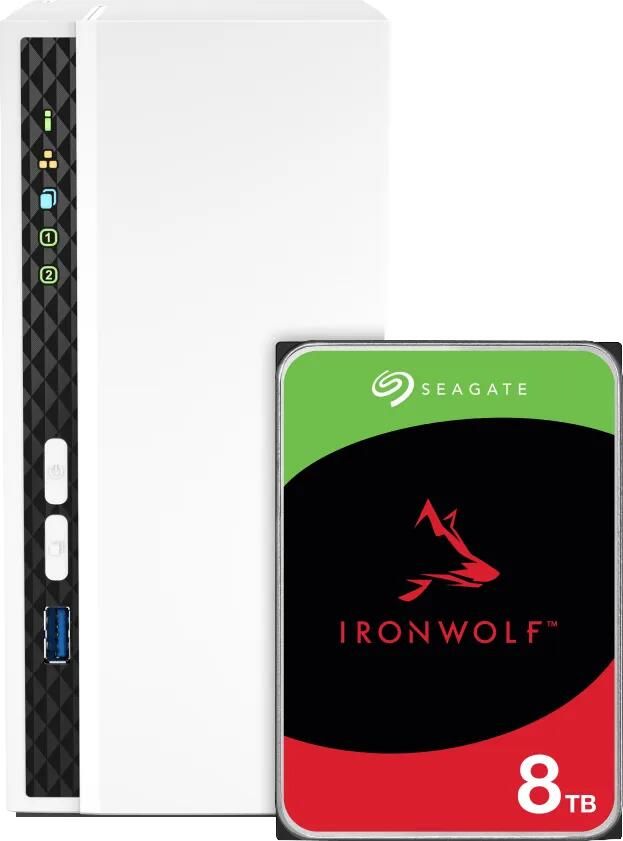 QNAP TS-133 + Seagate Ironwolf 8TB