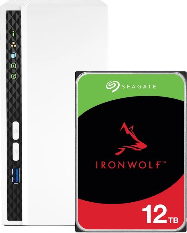 QNAP TS-233 + Seagate Ironwolf 12TB