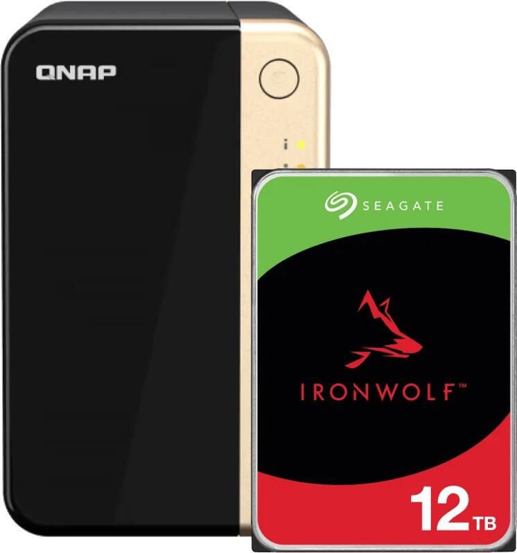 QNAP TS-264-8G + Seagate Ironwolf 12TB