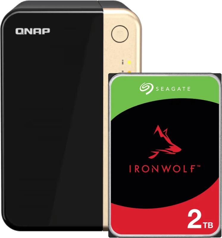 QNAP TS-264-8G + Seagate Ironwolf 2TB