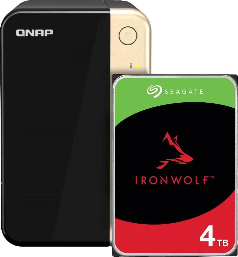 QNAP TS-264-8G + Seagate Ironwolf 4TB