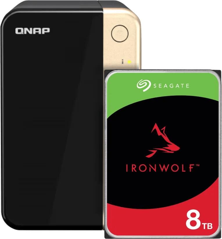 QNAP TS-264-8G Seagate Ironwolf 8TB