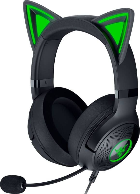 Razer Kraken Kitty V2 Bedrade PC Gaming headset Zwart