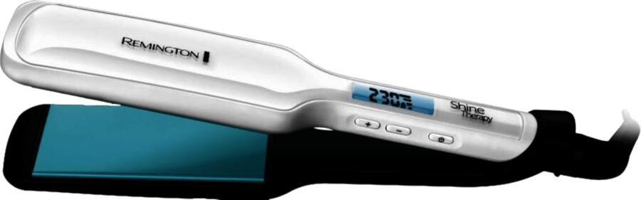 Remington S8550 Shine Therapy Brede platen voor dik en lang haar Stijltang