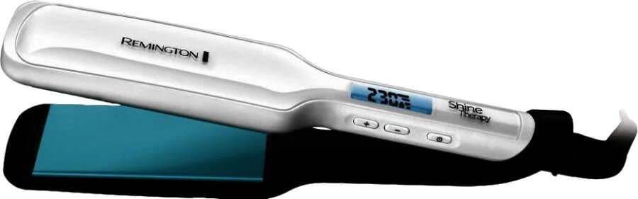 Remington S8550 Shine Therapy Brede platen voor dik en lang haar Stijltang