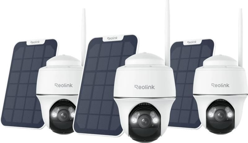 Reolink Argus B430 + Solar Panel 3-Pack