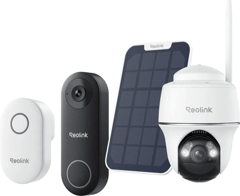 Reolink Argus B430 + Solar Panel + D340W + Chime