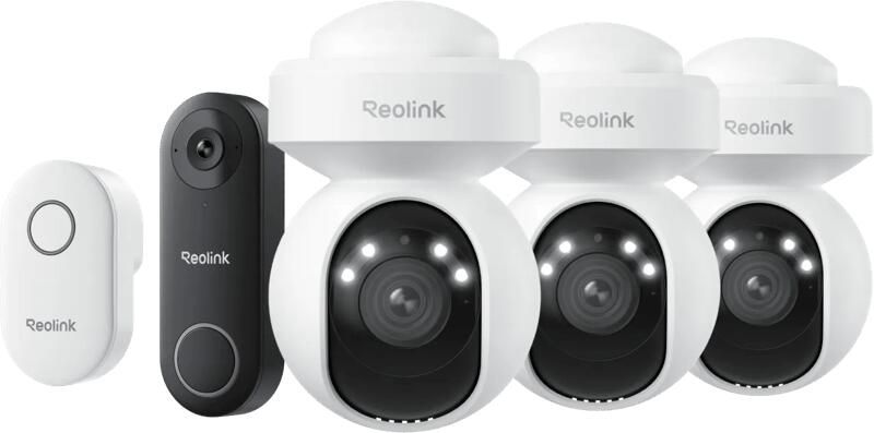 Reolink E540 3-Pack + D340W + Chime