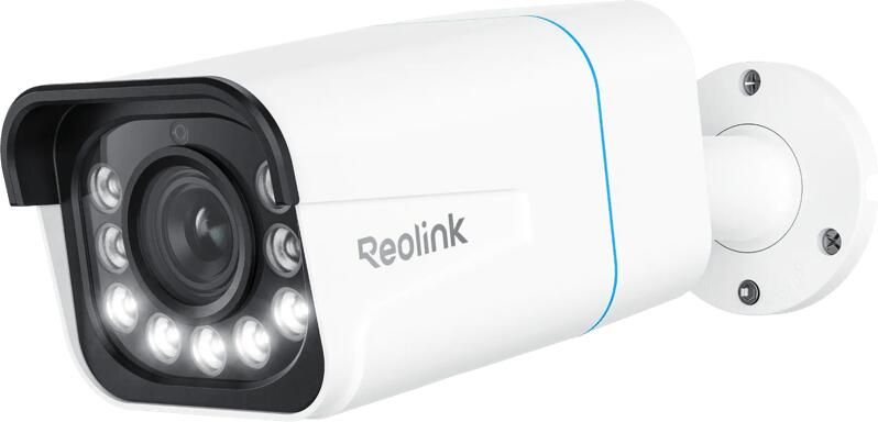 Reolink P430 4K buitencamera PoE 5x optische zoom slimme detectie nachtzicht in kleur IP-camera Wit