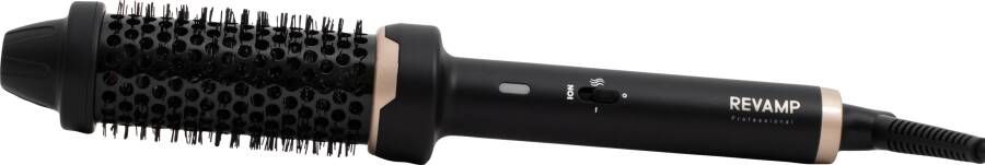 Revamp Progloss Keramische krulborstel 40 mm warmteborstel 3 Meter Salonkabel Ionentechnologie Fohnborstel Voor alle haartypen ook beschadigd haar Voor halflang tot lang haar