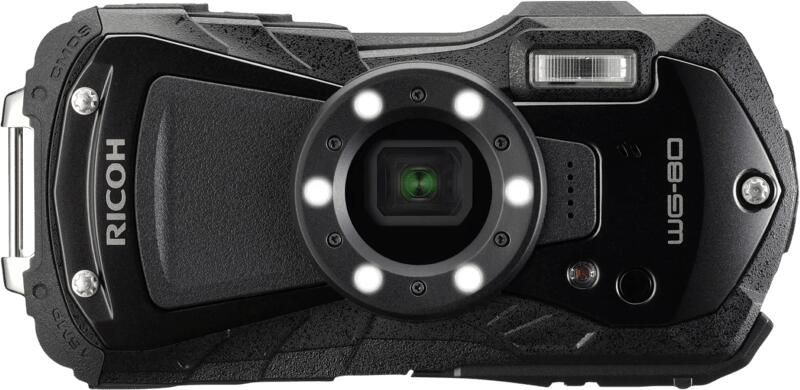Ricoh WG-80 Black | Compactcamera's | 0027075304383