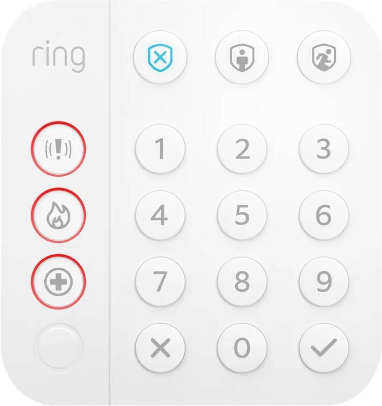 Ring Alarm Keypad 2nd Gen Inbraakbeveiliging Wit