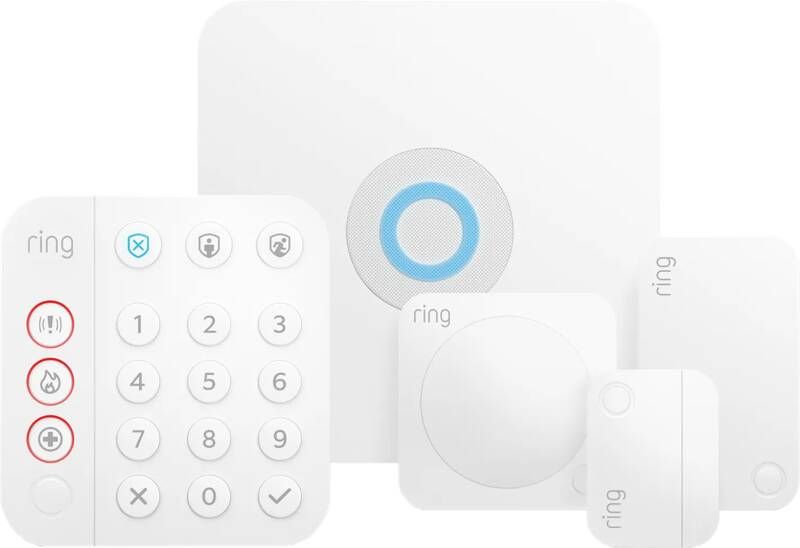 Ring Alarmsysteem met 1 magneetcontact en 1 bewegingssensor