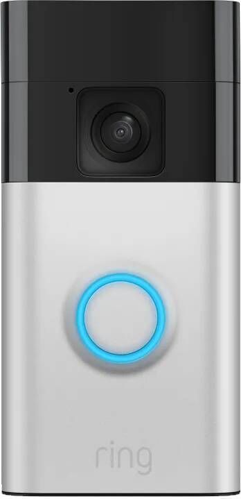 Ring Battery Video Doorbell Slimme deurbel Grijs