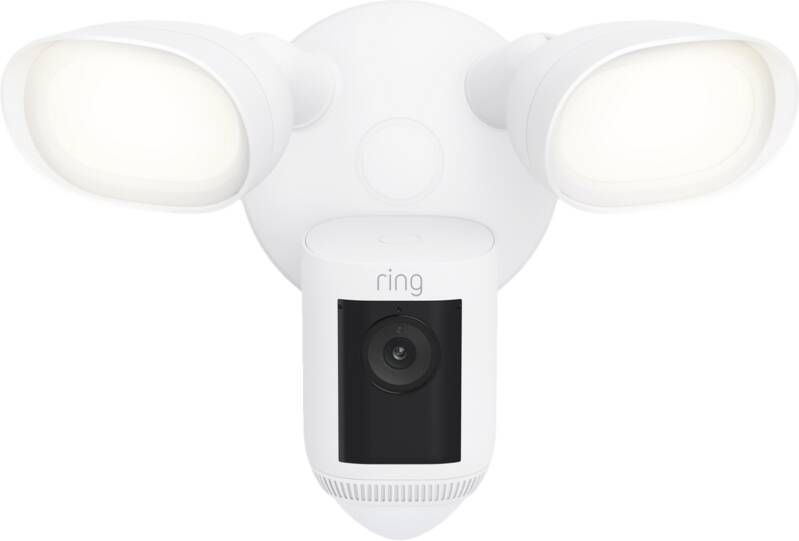 Ring Slimme Buitencamera Floodlight 1080p Hd-video Wit