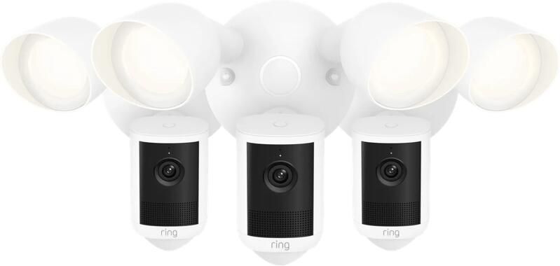 Ring Floodlight Camera 2e Generatie Wit 3-Pack