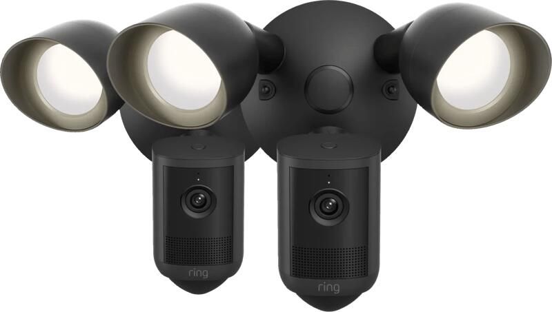 Ring Floodlight Camera 2e Generatie Zwart Duo Pack