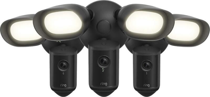 Ring Floodlight Camera Wired Pro 2e Generatie Zwart 3-Pack
