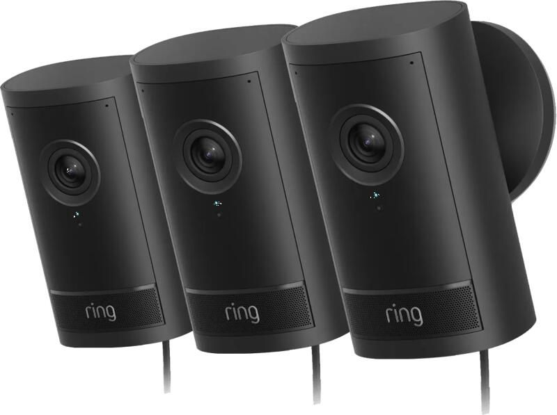 Ring Outdoor Camera Pro Stekker Zwart 3-Pack