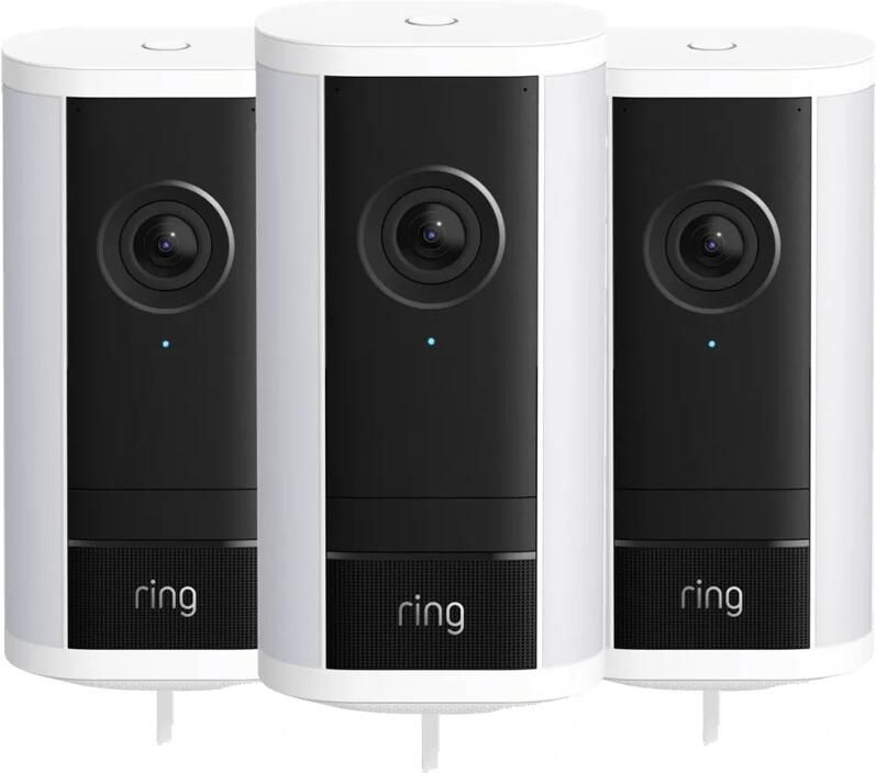Ring Spotlight Camera Pro 2e Generatie Bedraad Wit 3-Pack