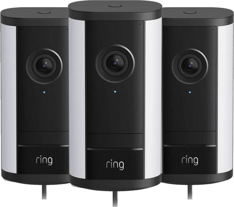 Ring Spotlight Camera Pro 2e Generatie Bedraad Zwart 3-Pack