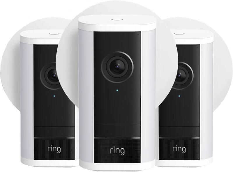 Ring Spotlight Camera Pro 2e Generatie Stekker Wit 3-Pack