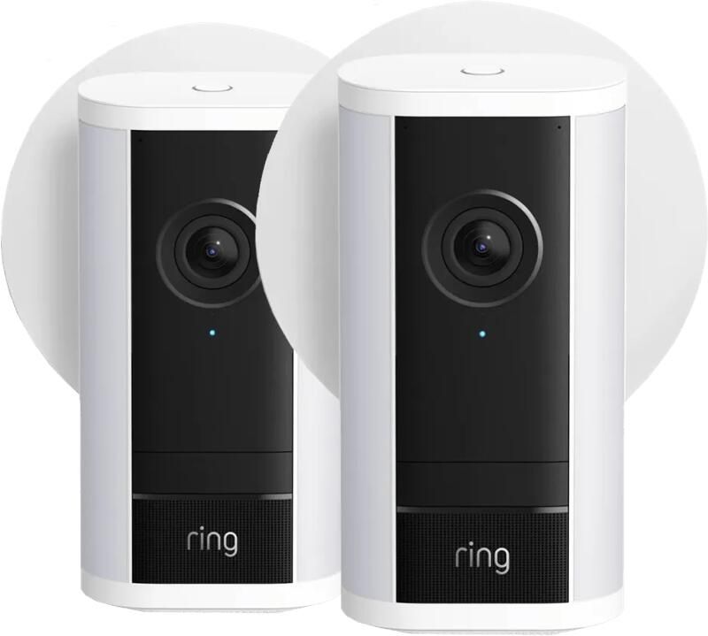 Ring Spotlight Camera Pro 2e Generatie Stekker Wit Duo Pack