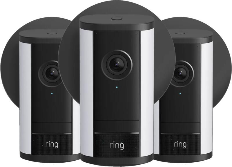 Ring Spotlight Camera Pro 2e Generatie Stekker Zwart 3-Pack