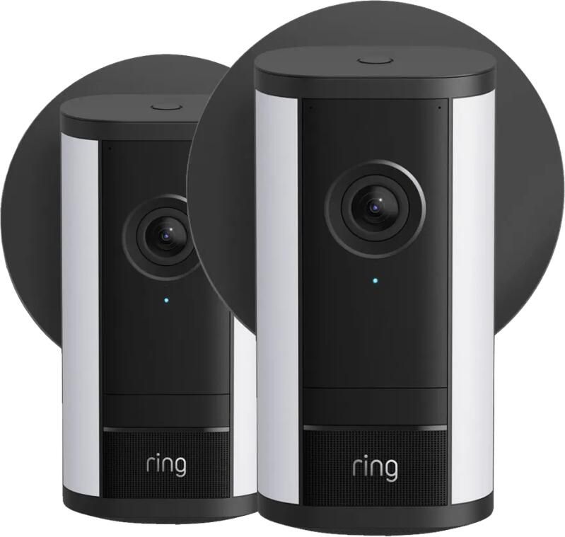 Ring Spotlight Camera Pro 2e Generatie Stekker Zwart Duo Pack
