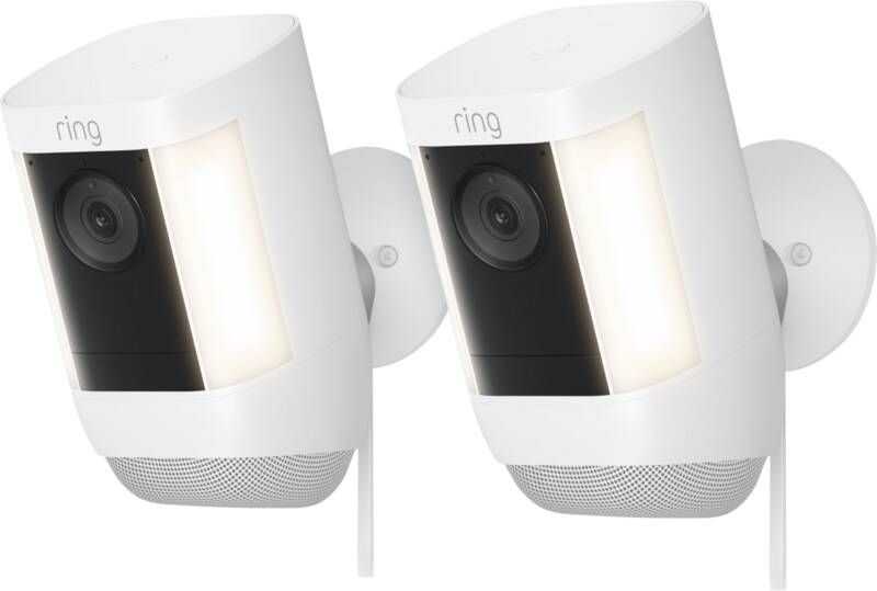 Ring Spotlight Cam Pro Plug In Wit 2-pack