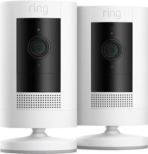 Ring Stick Up Cam Battery 2 pack IP-camera Wit