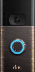 Ring deurbel met video en Wi-Fi bronze