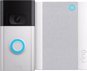 Ring Video Doorbell Gen. 2 Nikkel + Chime Gen. 2 (2020)