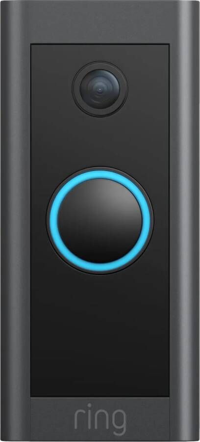 Ring Video Deurbel Bedraad 1080p Hd Video Zwart