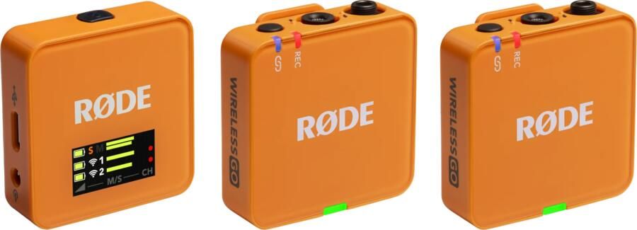 Rode Wireless Go III Oranje | Microfoons | Fotografie Studio | 0698813016587