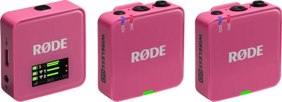 Rode Wireless Go III Roze | Microfoons | 0698813016600