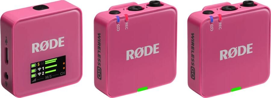 Rode Wireless Go III Roze | Microfoons | 0698813016600